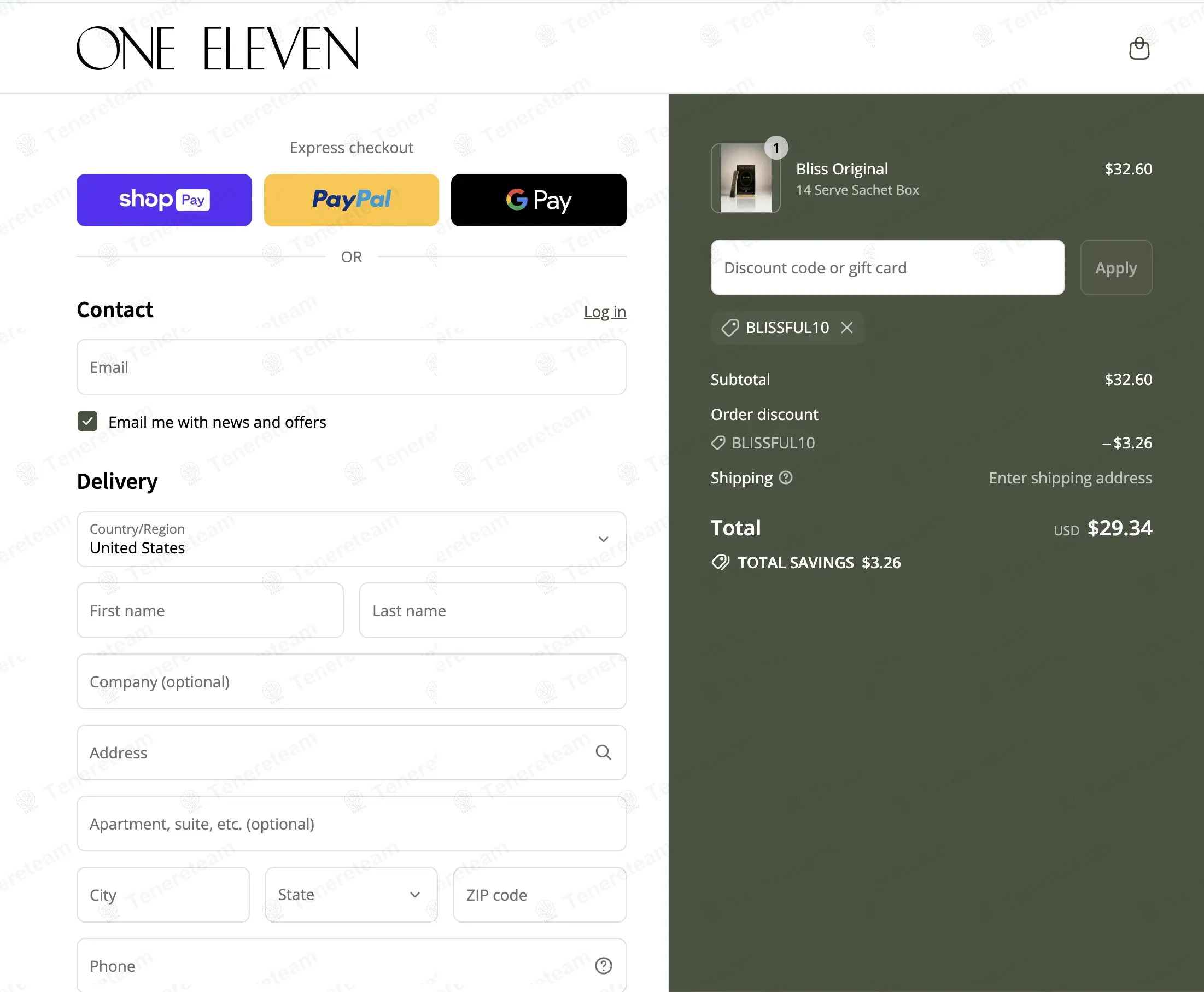 One Eleven Health coupon code: 10% off with BLISSFUL10. Tested and valid as 9 months ago.