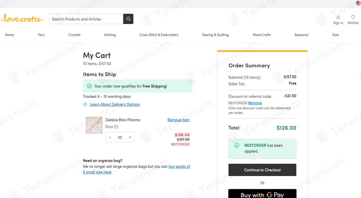 Deramores US coupon code: 20% off with NEXTORDER. Tested and valid as 10 months ago.