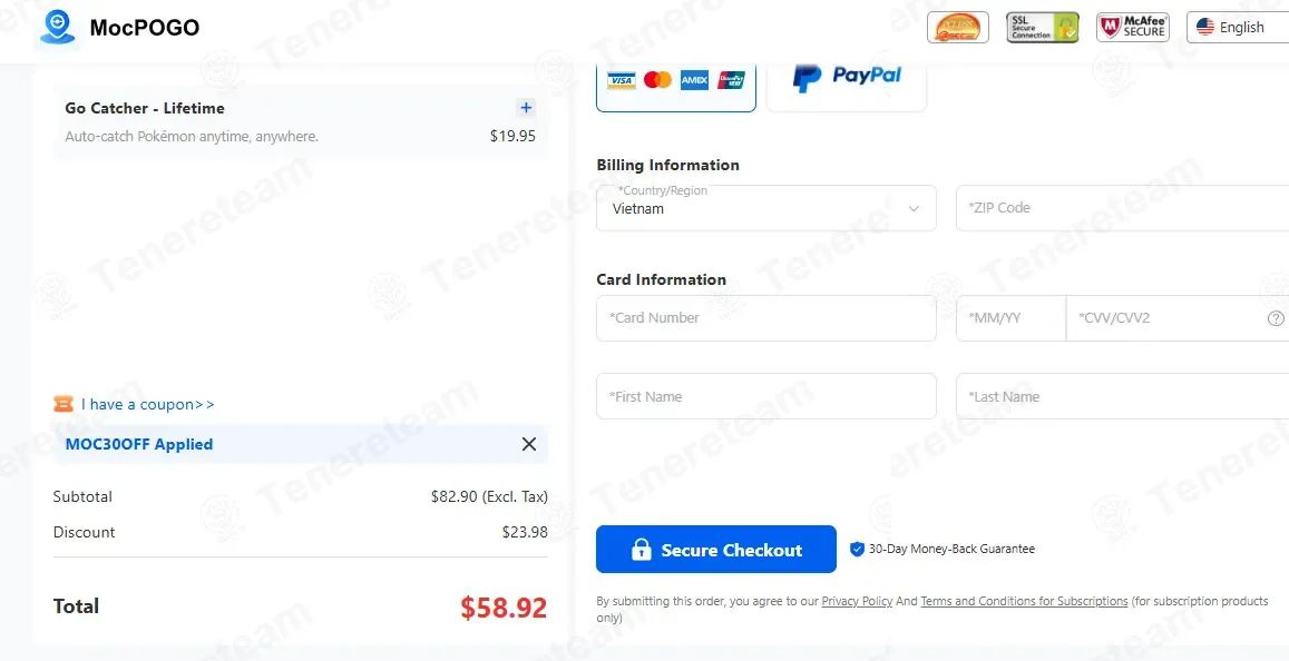 Mocpogo coupon code: 30% off with MOC30OFF. Tested and valid as 1 month ago.