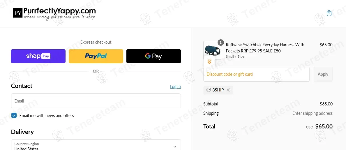 PurrfectlyYappy coupon code: Sale off with 3SHIP. Tested and valid as 1 year ago.