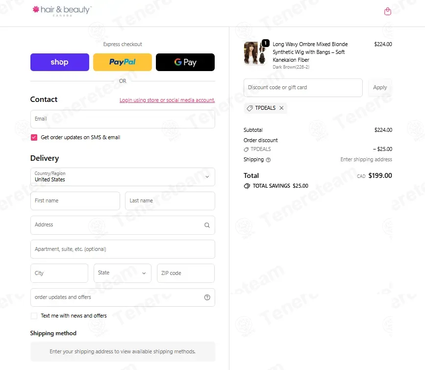 Beauty Supply Store coupon code: $25 off with TPDEALS. Tested and valid as 3 weeks ago.