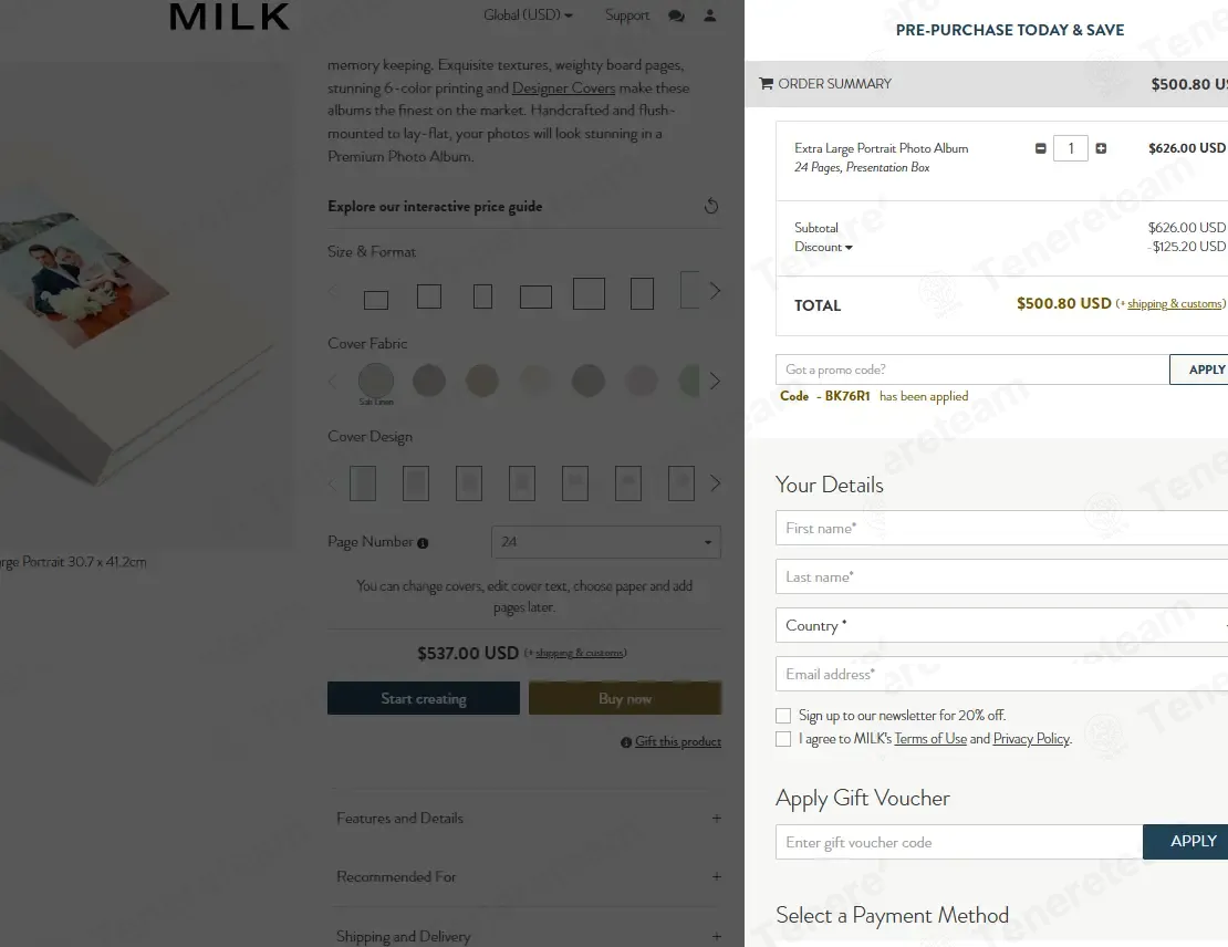 MILK Books coupon code: 20% off with BK76R1. Tested and valid as 4 months ago.