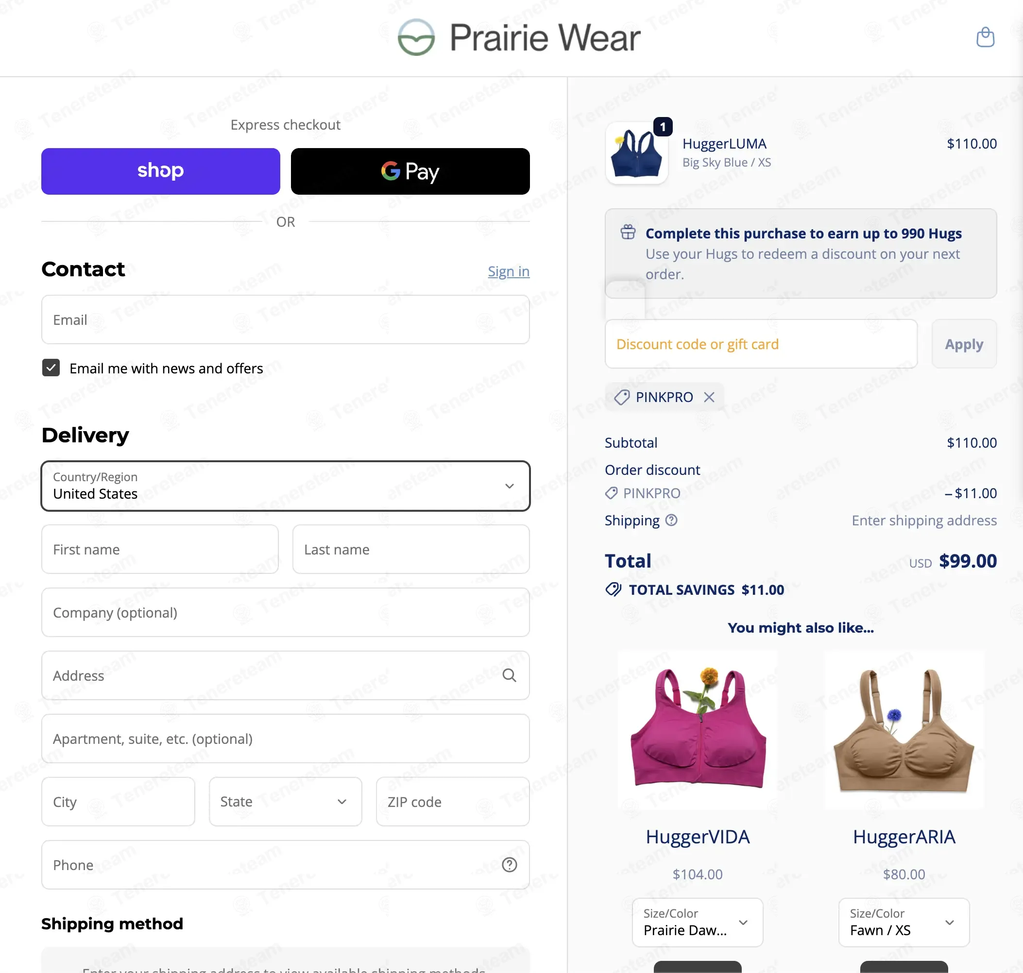 Prairie Wear coupon code: 10% off with PINKPRO. Tested and valid as 7 months ago.