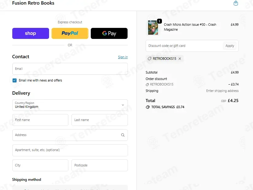 Fusion Retro Books coupon code: 15% off with RETROBOOKS15. Tested and valid as 2 weeks ago.