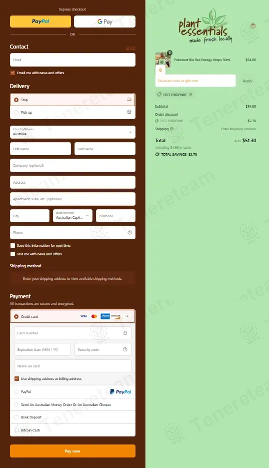Plant Essentials coupon code: 5% off with 1EST1YBDN8F. Tested and valid as 10 months ago.