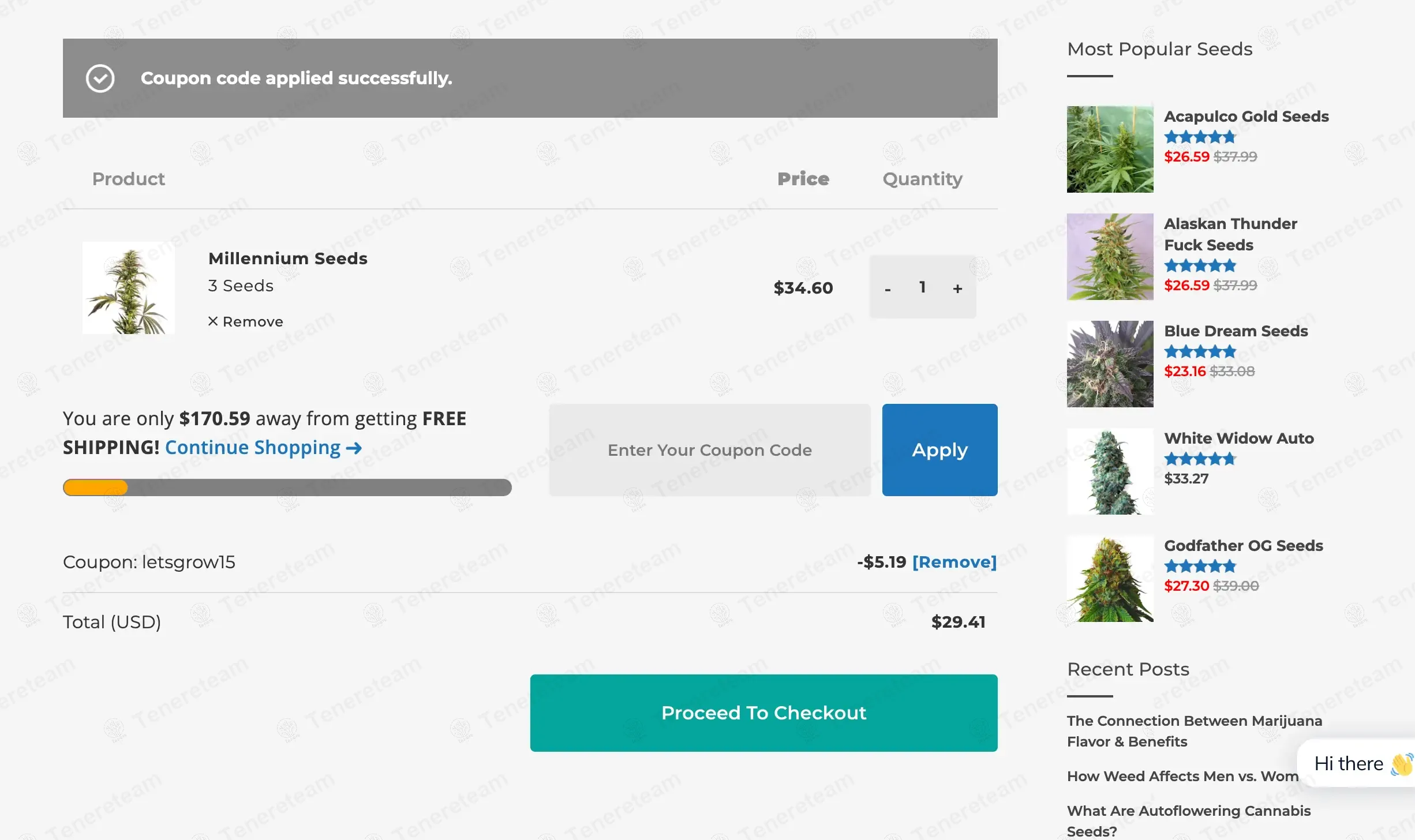 Pacific Seed Bank apply coupon code