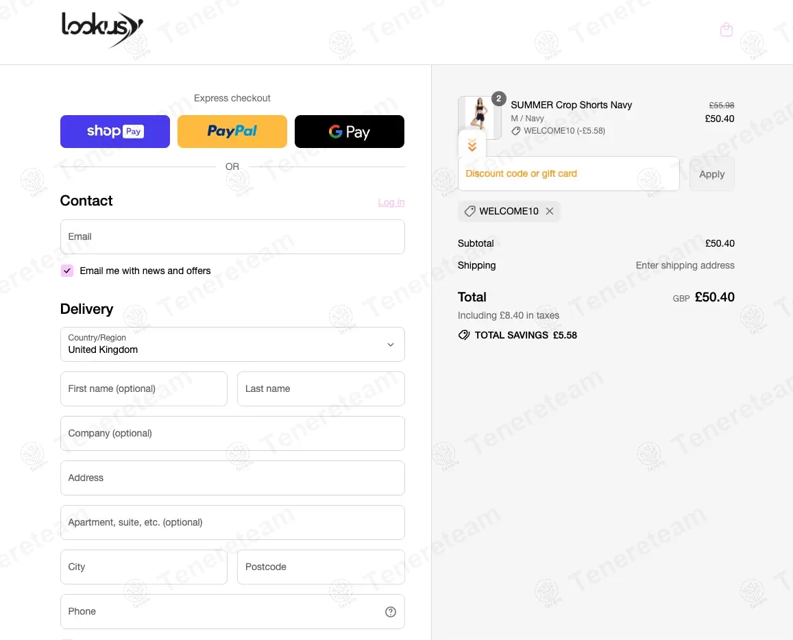 Lookus Clothing coupon code: 10% off with WELCOME10. Tested and valid as 11 months ago.