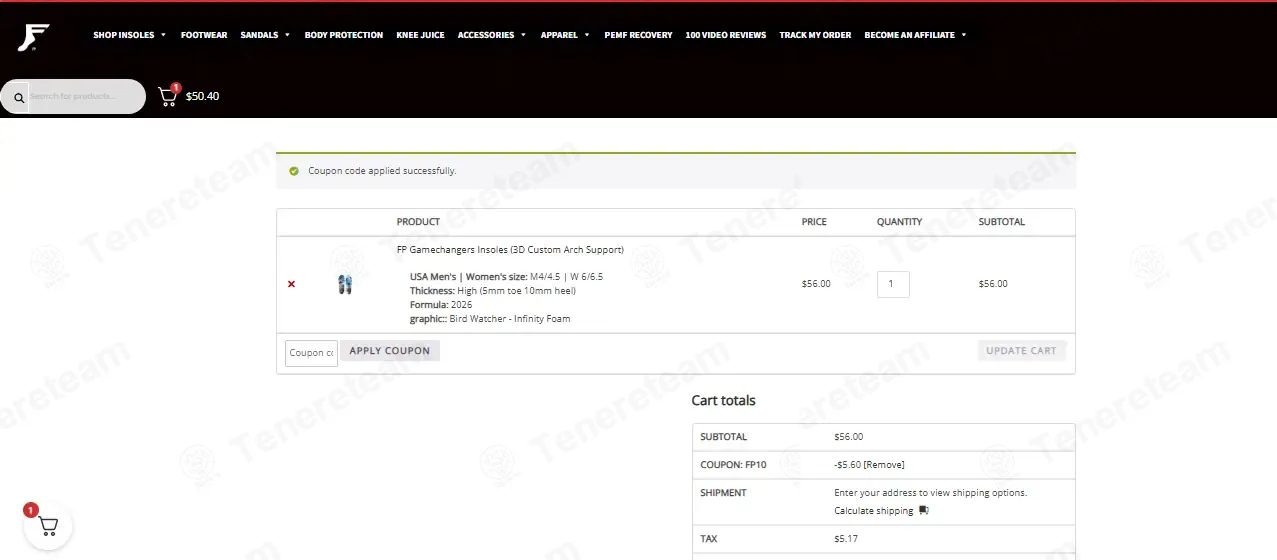 FP Footwear coupon code: 10% off with FP10. Tested and valid as 2 weeks ago.