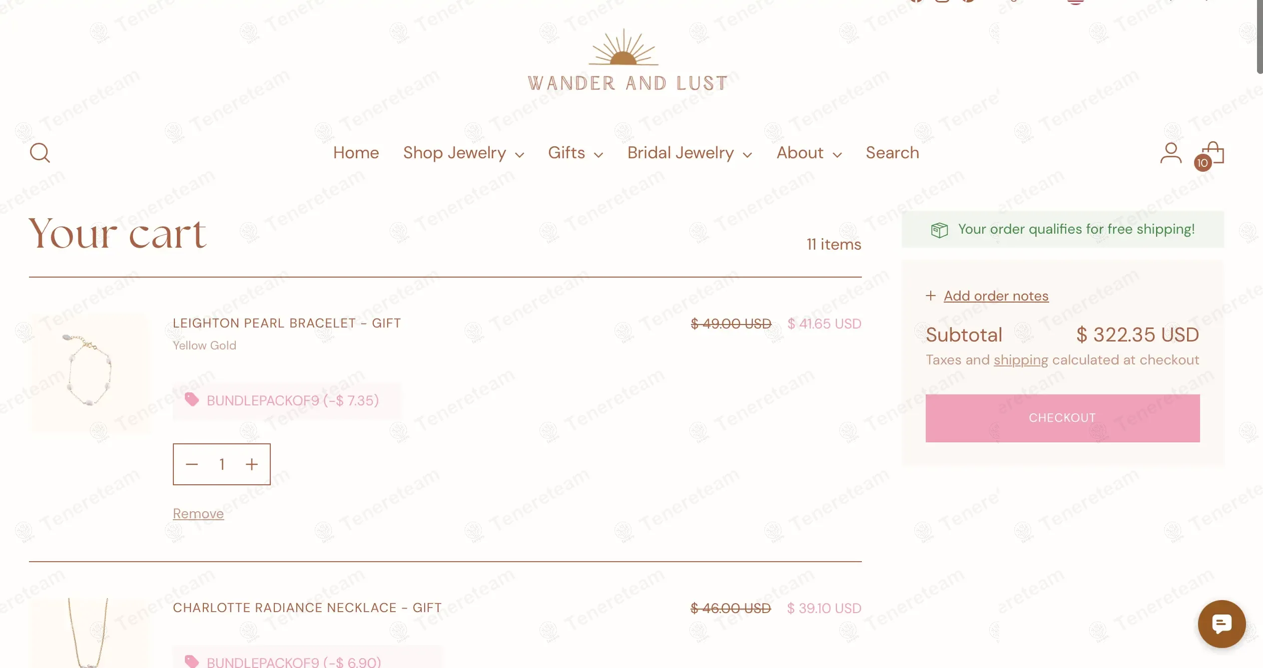 Wander And Lust Jewelry coupon code: 15% off with BUNDLEPACKOF9. Tested and valid as 1 year ago.