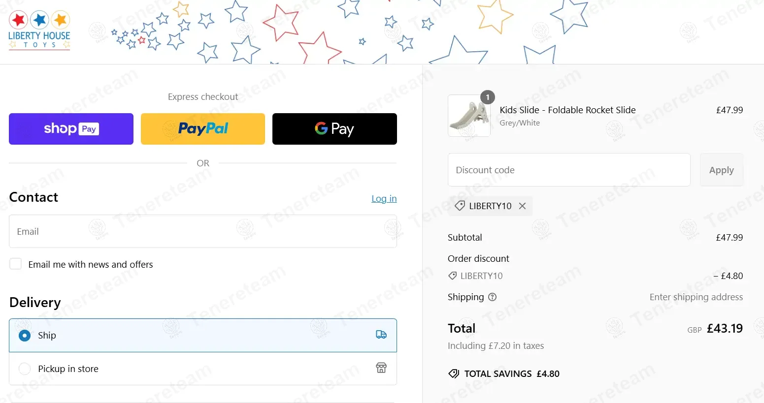 Liberty House Toys coupon code: 10% off with LIBERFY10. Tested and valid as 1 year ago.