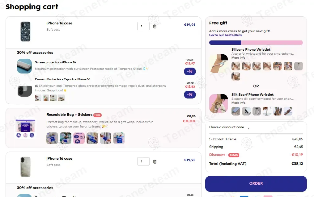 Case Company coupon code: 12% off with XMAS. Tested and valid as 1 year ago.