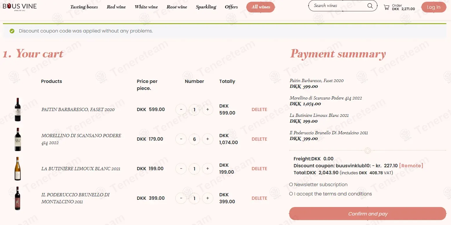 Buus Vine DK coupon code: 10% off with buusvinklub10. Tested and valid as 1 year ago.