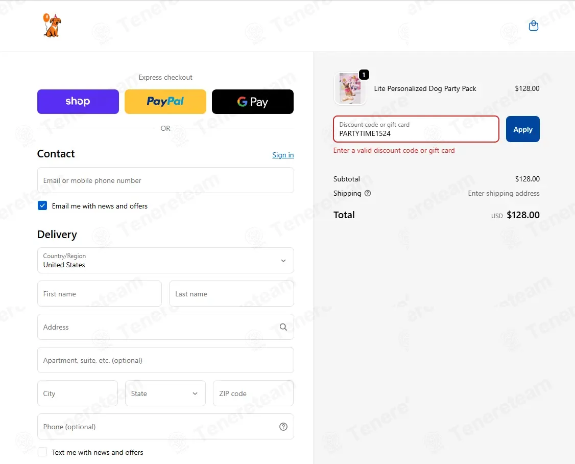 Get Party Animal coupon code: $20 off with EMI8. Tested and valid as 3 months ago.