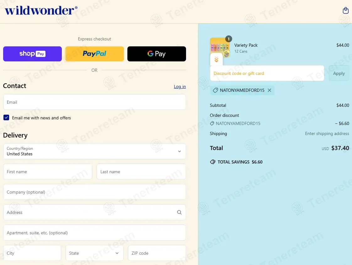 Drink Wild Wonder coupon code: 15% off with NATONYAMEDFORD15. Tested and valid as 9 months ago.