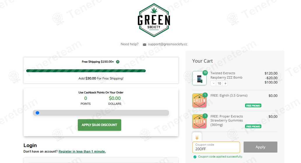 Green Society coupon code: $20 off with 20OFF. Tested and valid as 1 year ago.