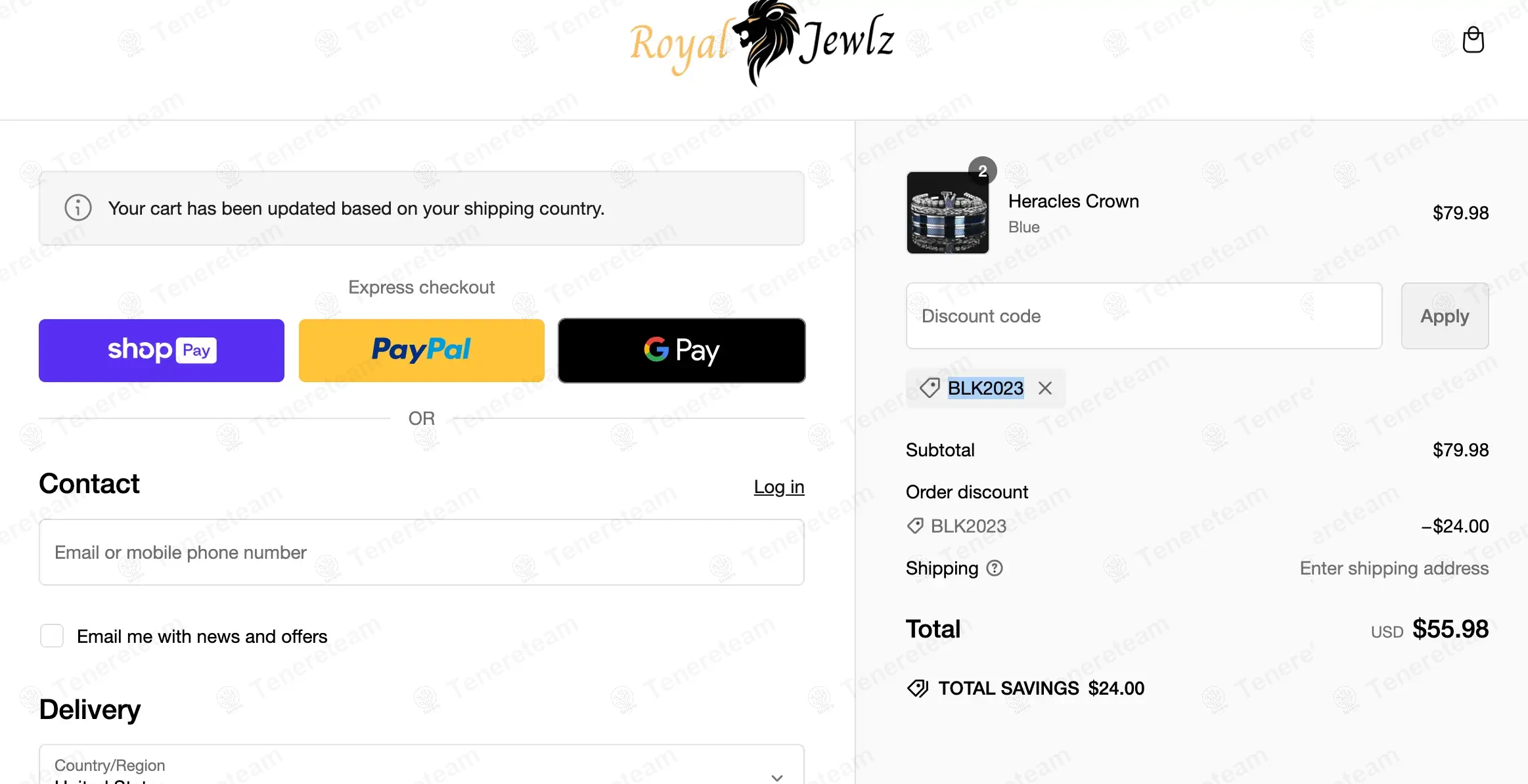 Royal Jewlz coupon code: 30% off with BLK2023. Tested and valid as 1 year ago.