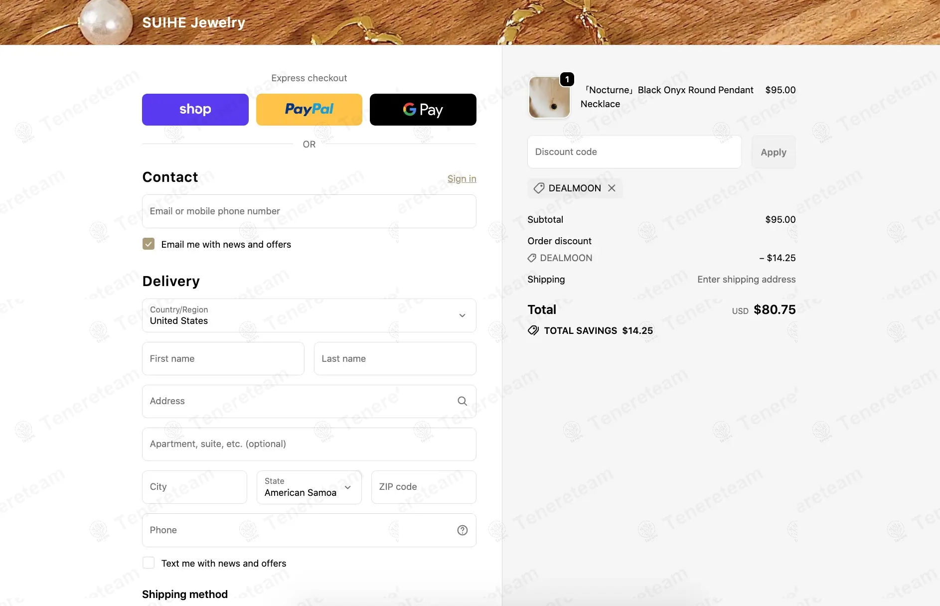 Suihe Jewelry coupon code: 15% off with DEALMOON. Tested and valid as 9 months ago.