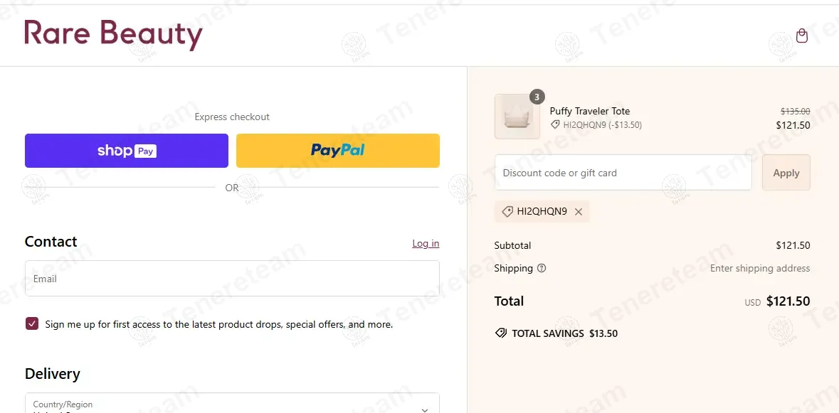 Rare Beauty coupon code: 10% off with HI2QHQN9. Tested and valid as 1 year ago.