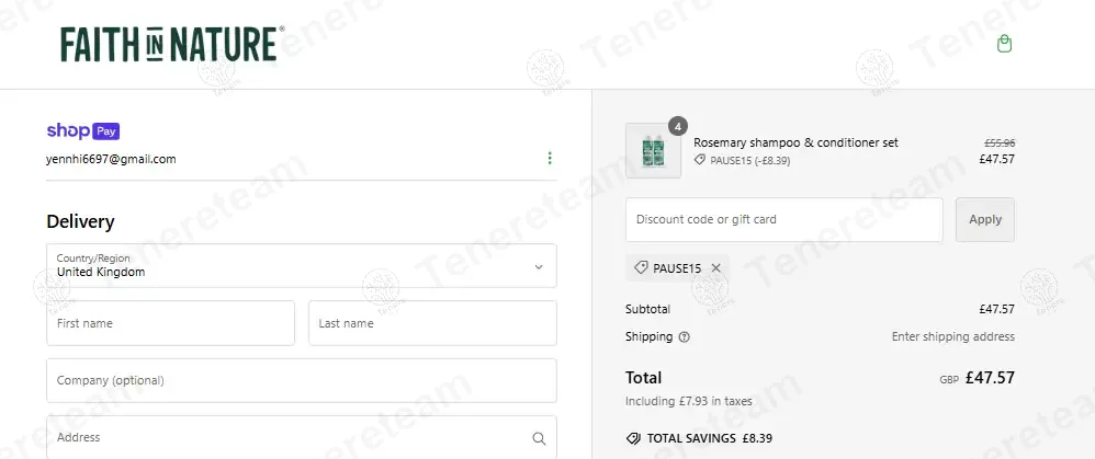 Faith In Nature coupon code: 15% off with PAUSE15. Tested and valid as 7 months ago.