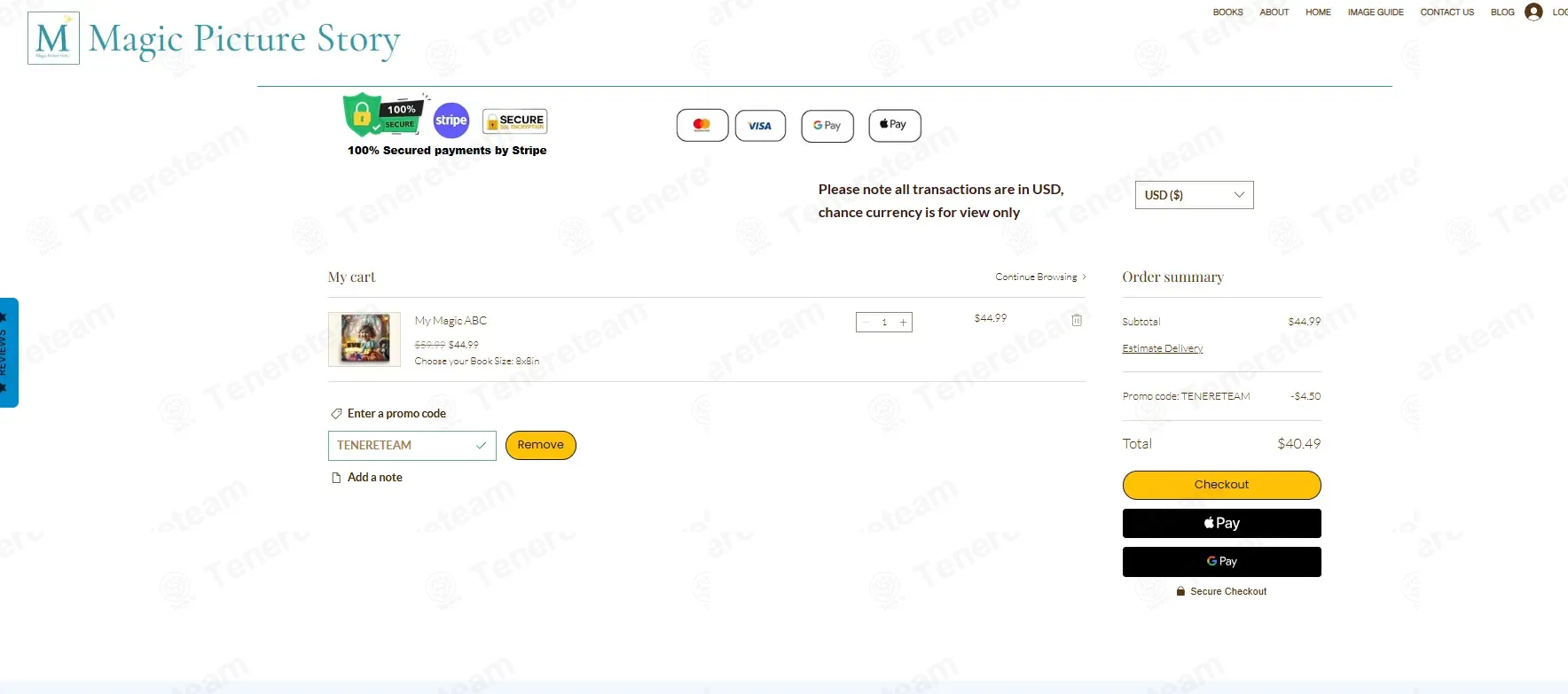Magic Picture Story coupon code: 10% off with TENERETEAM. Tested and valid as 1 month ago.