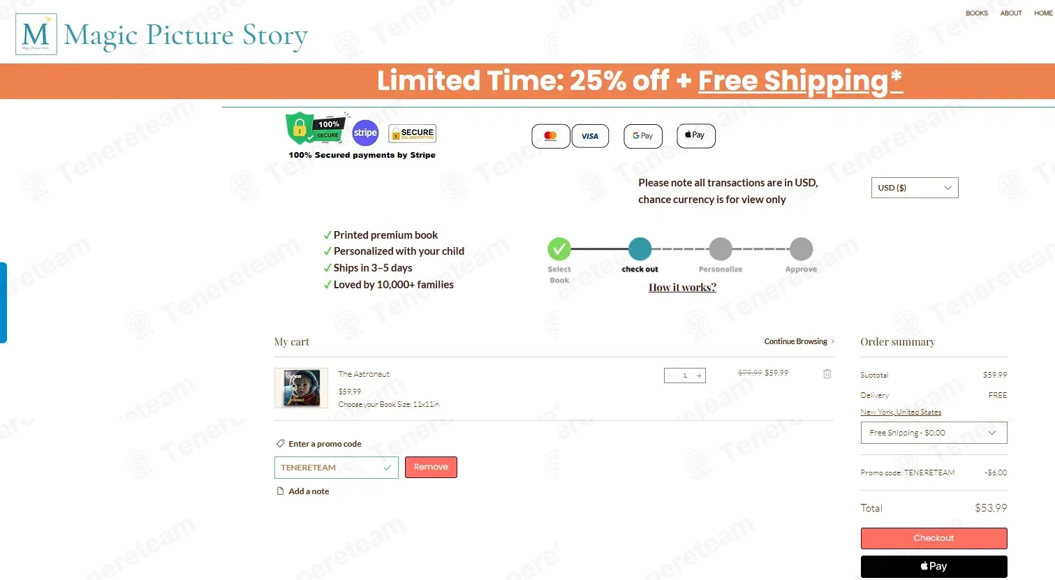 Magic Picture Story coupon code: 10% off with TENERETEAM. Tested and valid as 1 month ago.