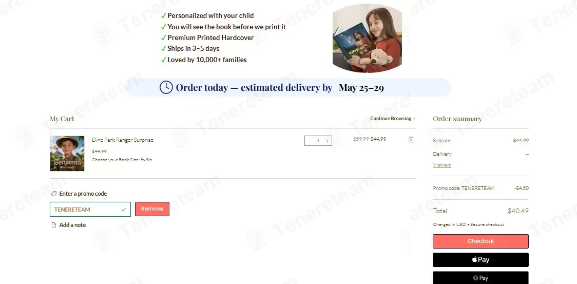 Magic Picture Story coupon code: 10% off with TENERETEAM. Tested and valid as 1 month ago.