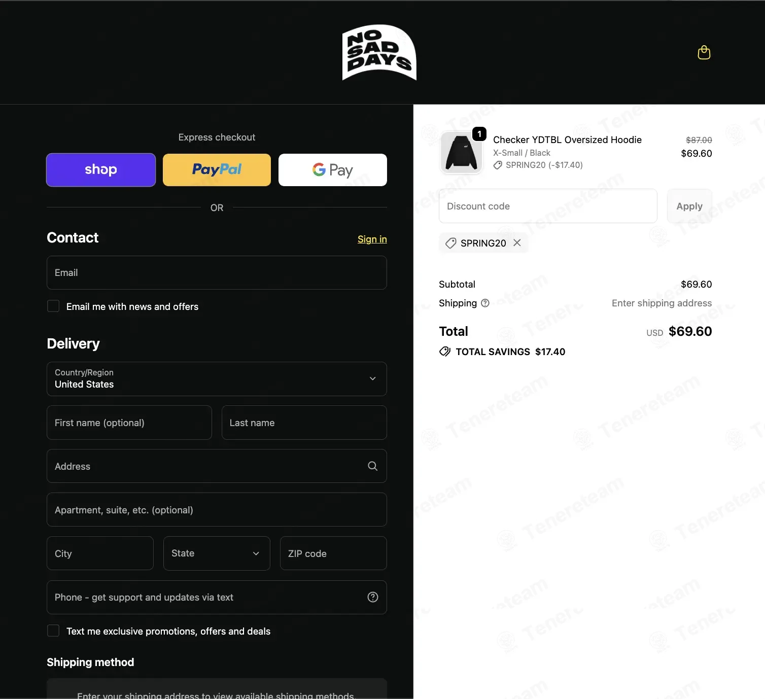 Dream Clothing HQ coupon code: 20% off with SPRING20. Tested and valid as 1 month ago.