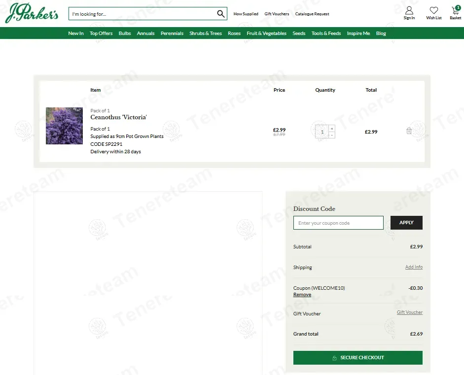 Jparkers UK coupon code: 10% off with WELCOME10. Tested and valid as 9 months ago.