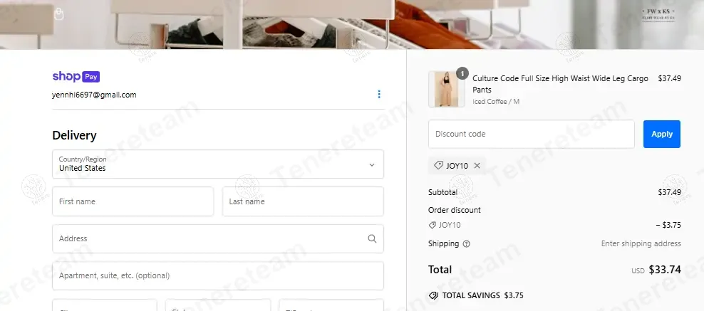 Flair Wear By KS coupon code: 10% off with JOY10. Tested and valid as 1 year ago.