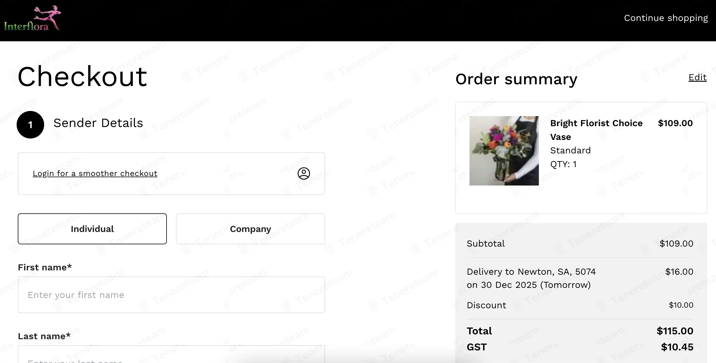 Interflora Australia coupon code: $10 off with WELCOME10. Tested and valid as 6 days ago.
