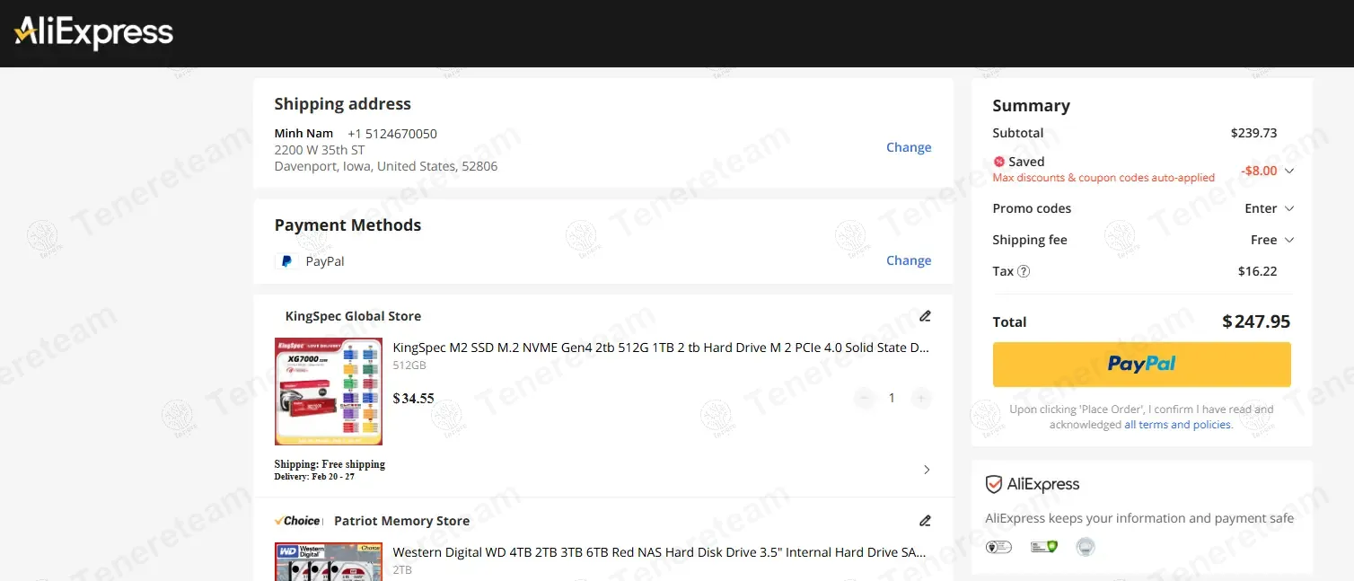 Aliexpress ES coupon code: $8 off with USNY08. Tested and valid as 1 year ago.