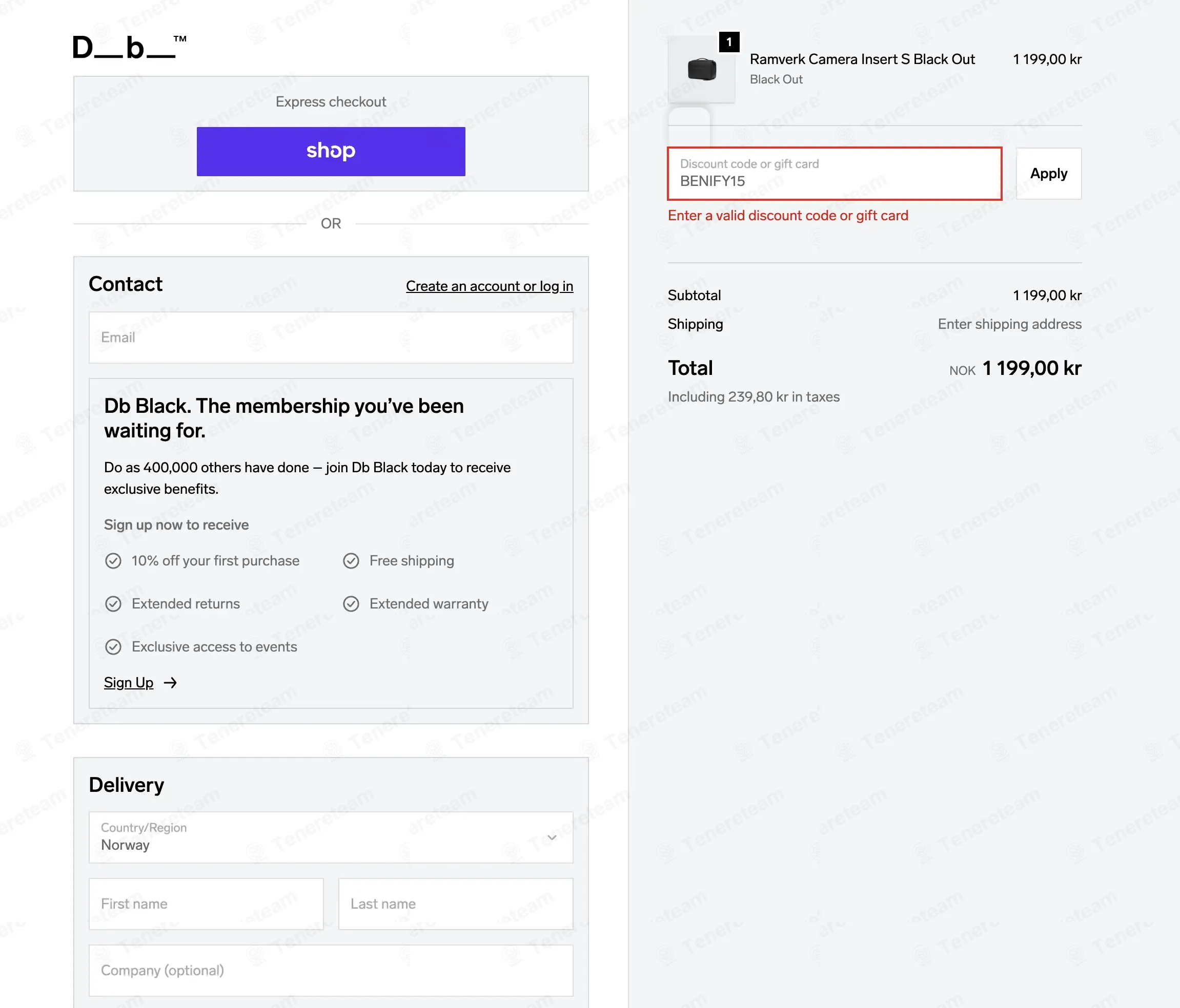 Db journey coupon code: 15% off with BENIFY15. Tested and valid as 5 days ago.