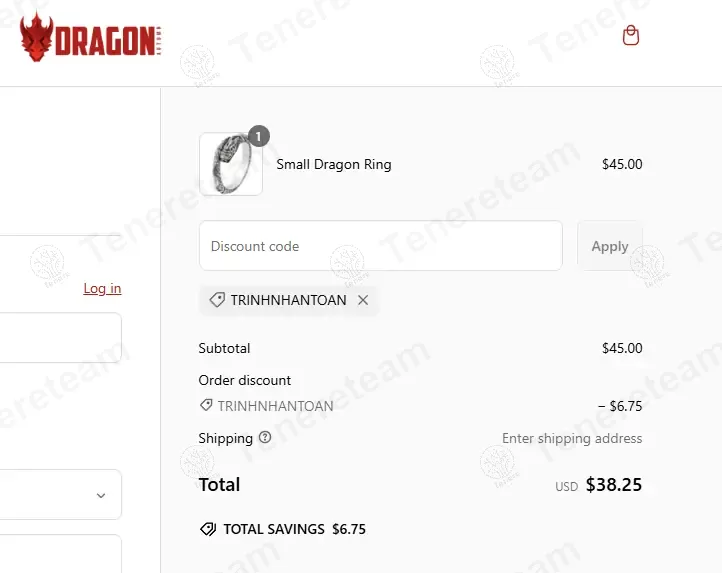 Autumn Dragon coupon code: 15% off with TRINHNHANTOAN. Tested and valid as 1 year ago.