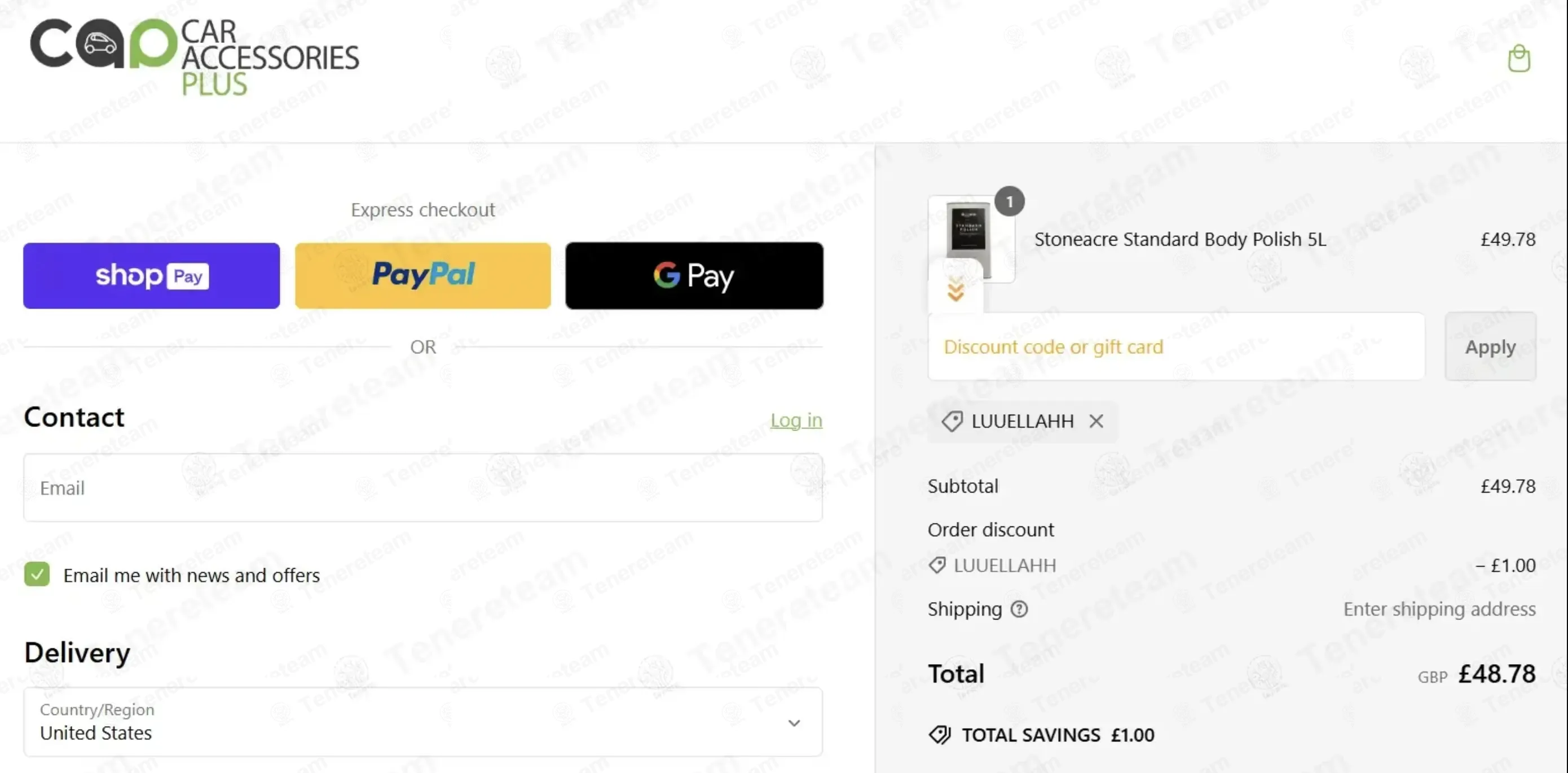 Car Accessories Plus coupon code: 2% off with LUUELLAHH. Tested and valid as 5 months ago.