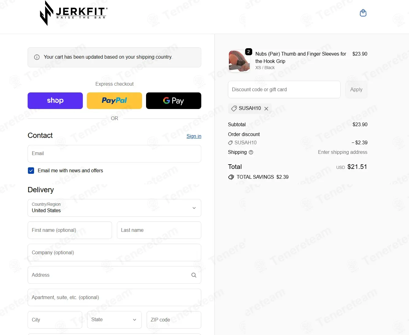 JerkFit coupon code: 10% off with SUSAH10. Tested and valid as 2 weeks ago.