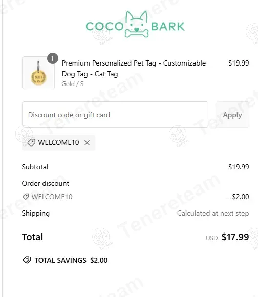 Coco & Bark coupon code: 10% off with WELCOME10. Tested and valid as 9 months ago.
