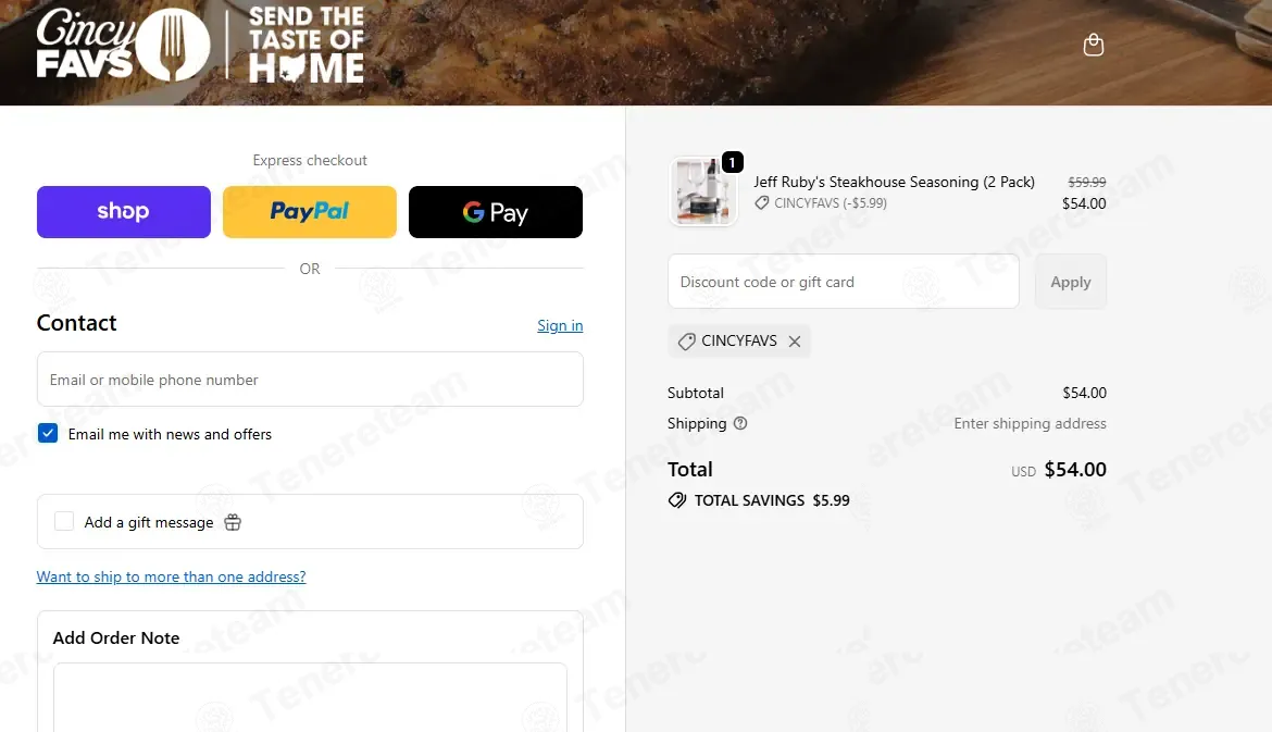 Cincy Favorites coupon code: 10% off with CINCYFAVS. Tested and valid as 7 months ago.