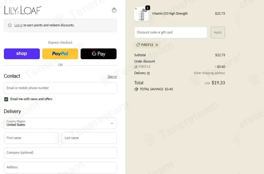 Lily And Loaf coupon code: 15% off with FIRST15. Tested and valid as 1 week ago.
