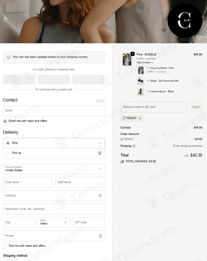 Cozy Confidence coupon code: 10% off with READY. Tested and valid as 8 months ago.