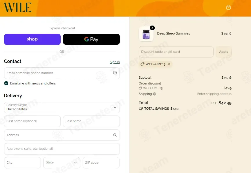 Wile Women coupon code: 15% off with WELCOME15. Tested and valid as 5 days ago.
