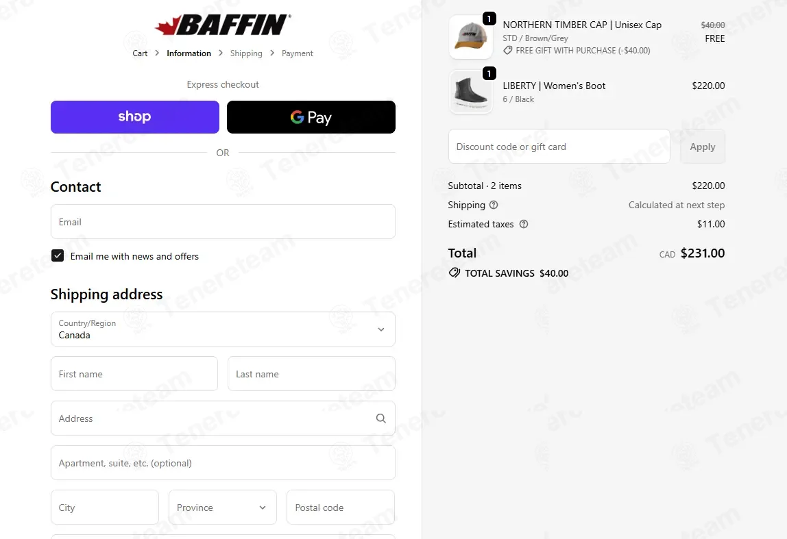 Baffin coupon code: Sale off with QIKIFY-ZNOWLK. Tested and valid as 1 month ago.