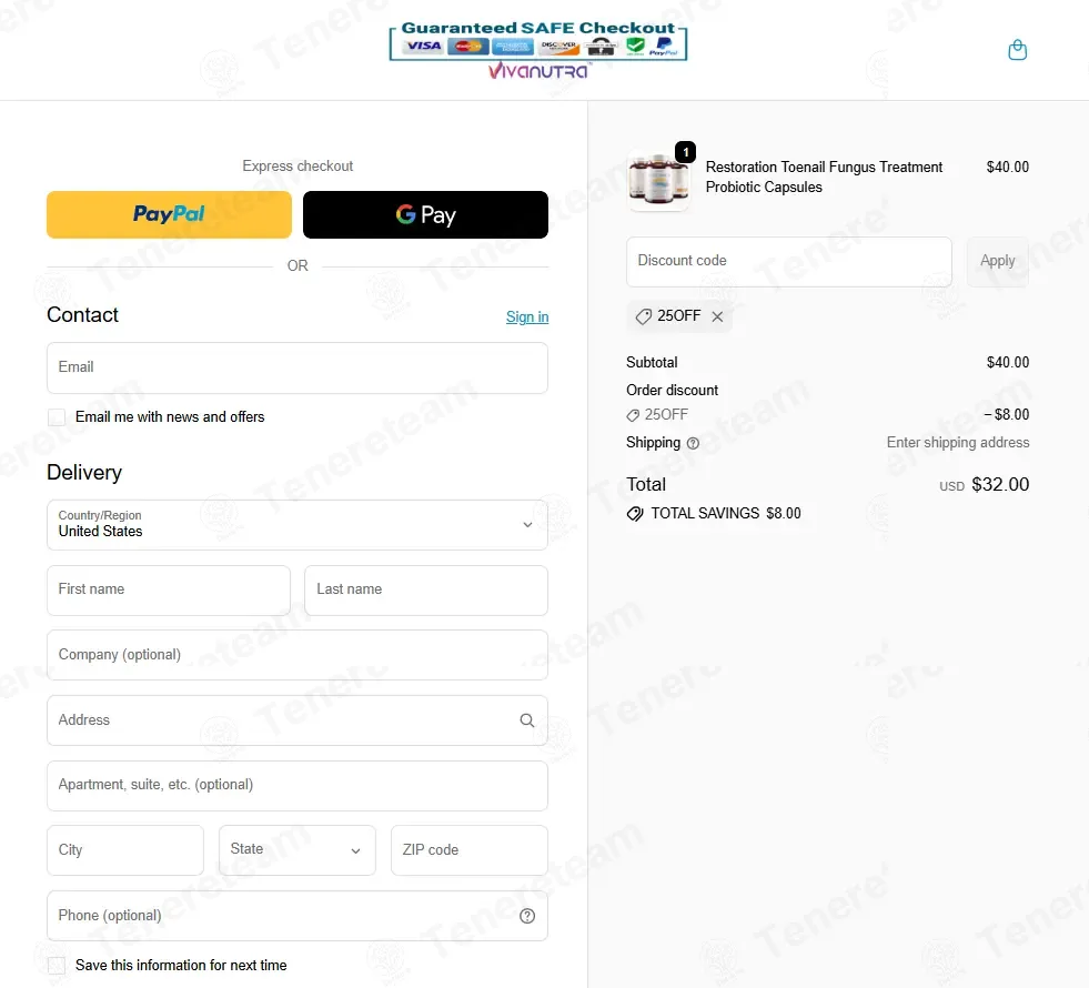 Viva Nutra coupon code: 20% off with 25OFF. Tested and valid as 2 weeks ago.