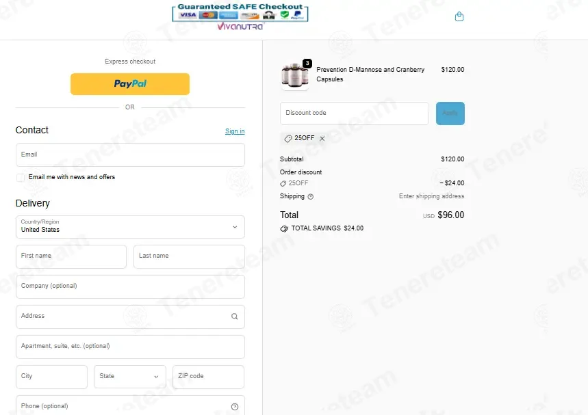 Viva Nutra coupon code: 20% off with 25OFF. Tested and valid as 2 weeks ago.
