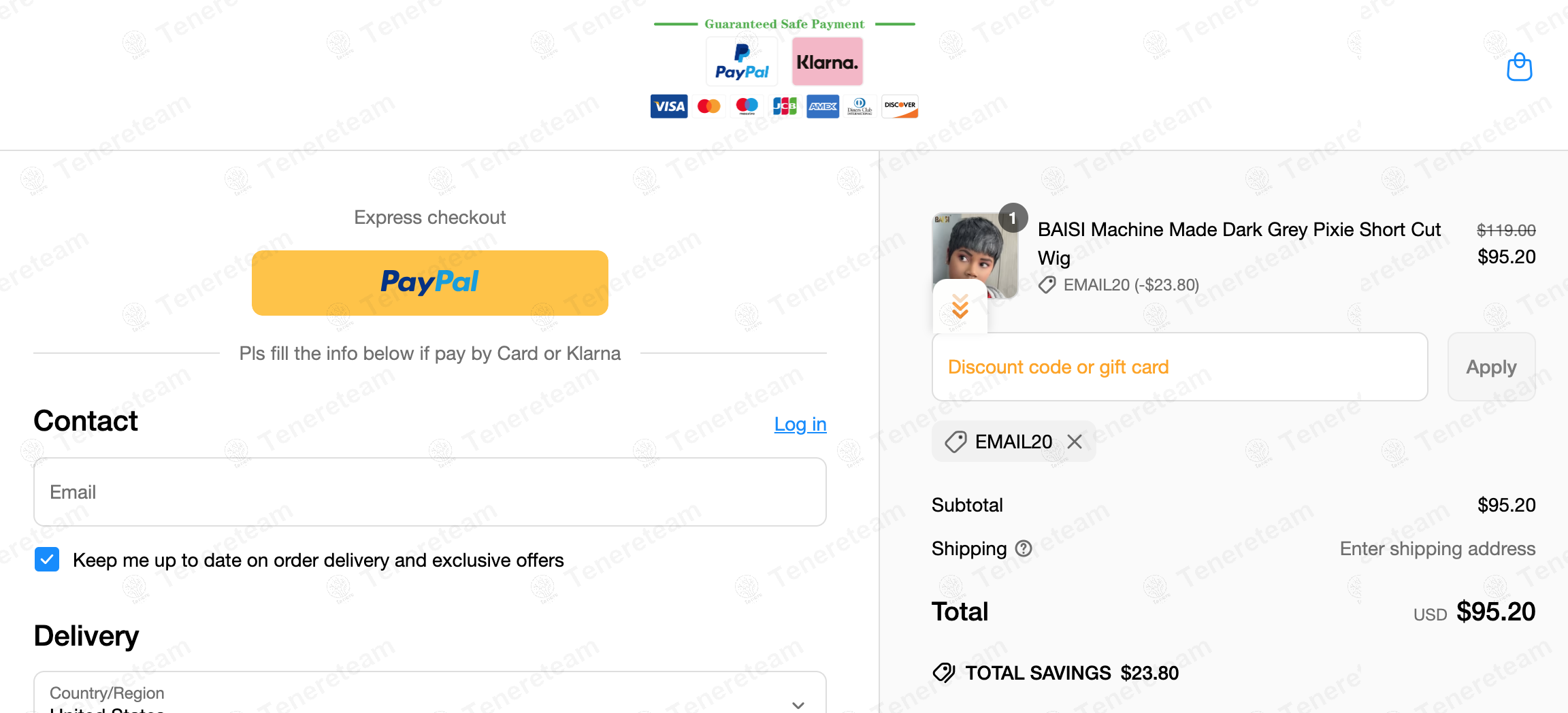 Baisi Hair coupon code: 20% off with EMAIL20. Tested and valid as 1 year ago.