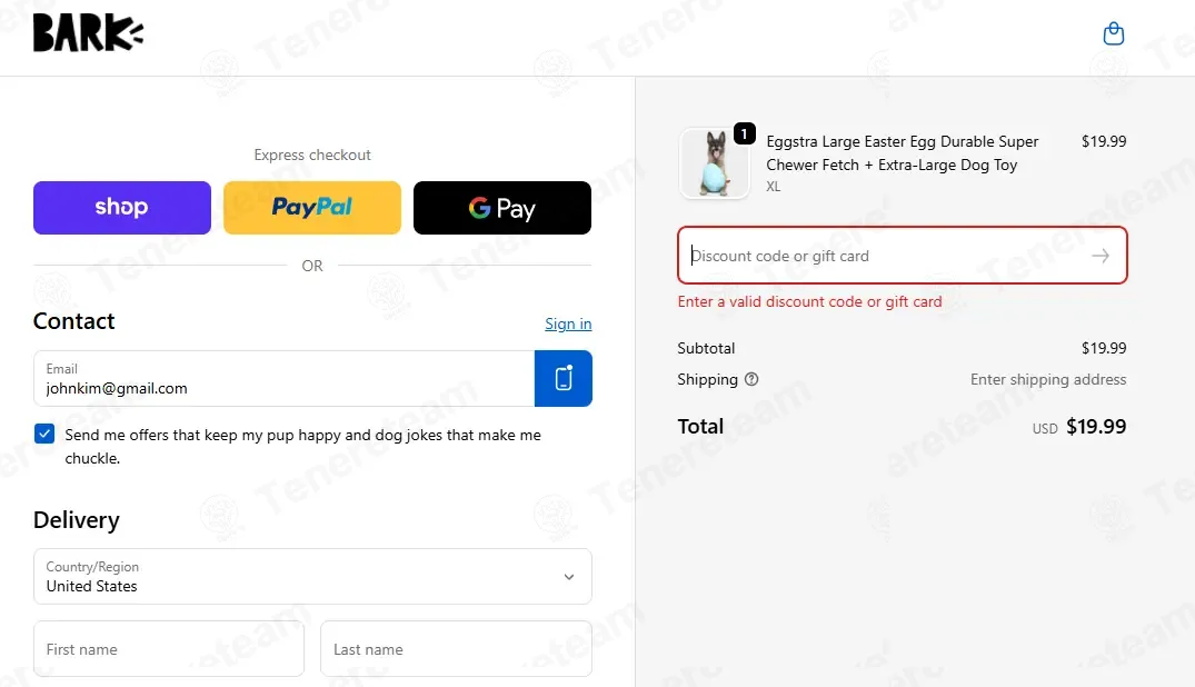 BarkBox coupon code: 15% off with FF15. Tested and valid as 3 months ago.