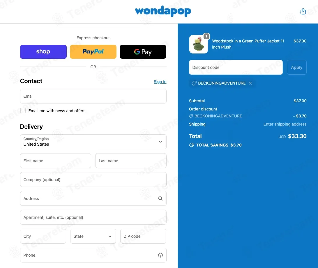 WondaPop coupon code: 10% off with BECKONINGADVENTURE. Tested and valid as 2 days ago.