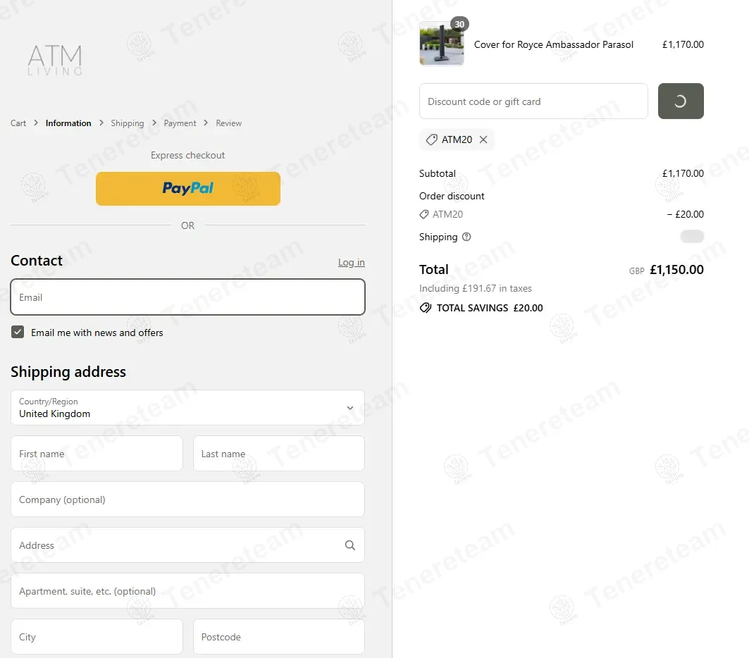 ATM Living coupon code: $20 off with ATM20. Tested and valid as 7 months ago.