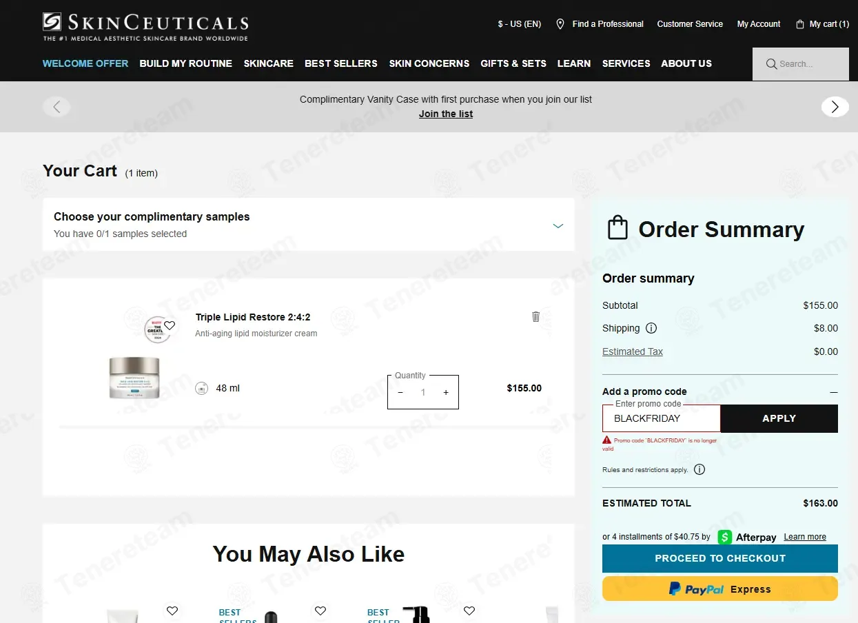 SkinCeuticals coupon code: Sale off with BLACKFRIDAY. Tested and valid as 1 month ago.