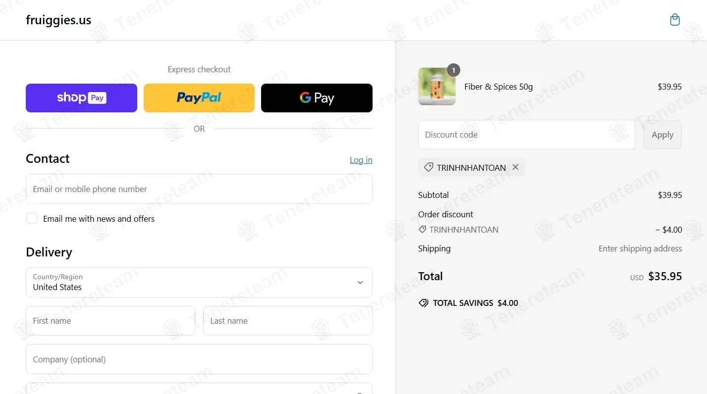 Fruiggies US coupon code: 10% off with TRINHNHANTOAN. Tested and valid as 1 year ago.