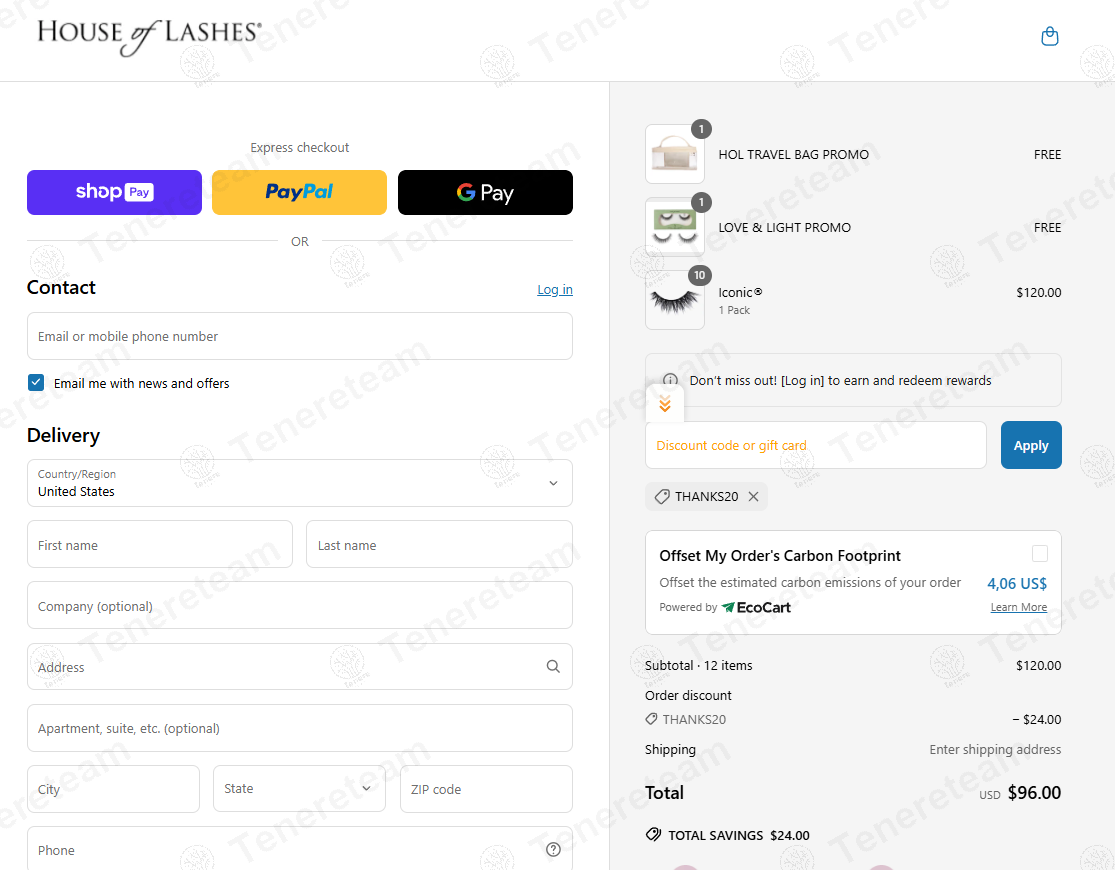 House Of Lashes coupon code: 20% off with THANKS20. Tested and valid as 1 year ago.